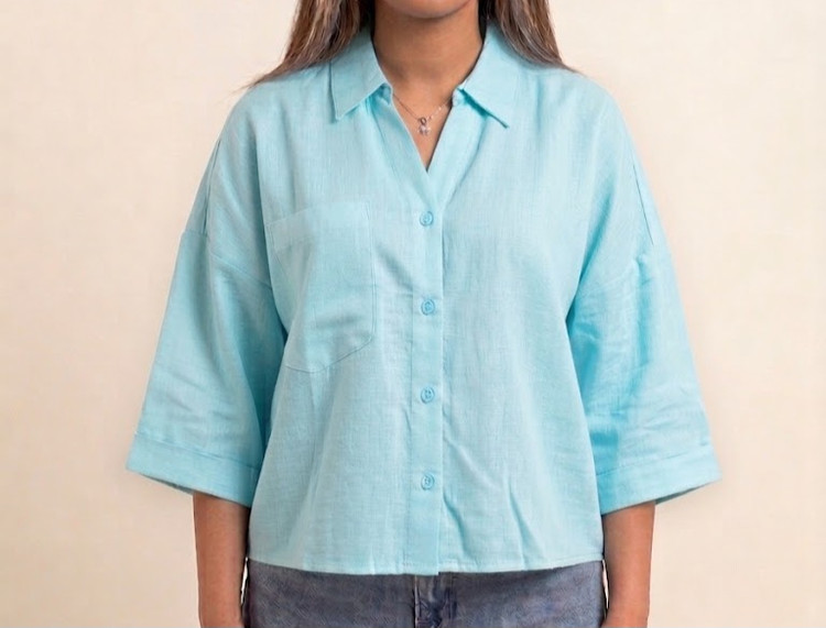 شومیز لینن H&M کد ۰۳۹