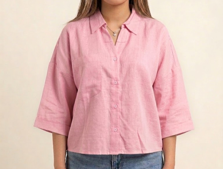 شومیز لینن H&M کد ۰۳۹