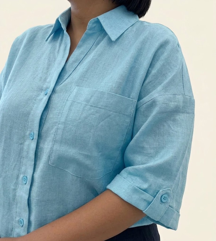 شومیز لینن H&M کد ۰۳۹