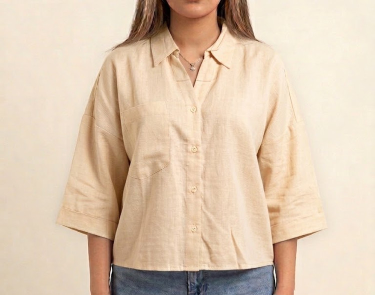 شومیز لینن H&M کد ۰۳۹
